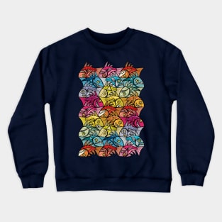 Escher Style fish Crewneck Sweatshirt